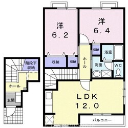 サニーキャッスル　Ⅱの物件間取画像